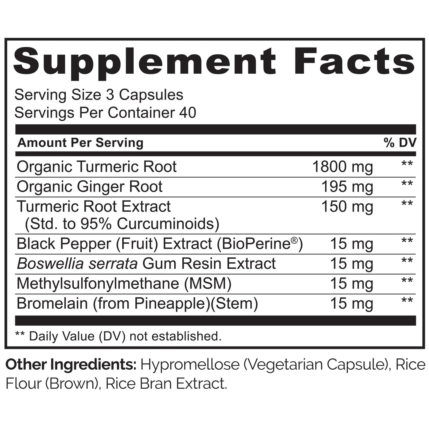 NATURELO Turmeric and Ginger capsules next to the supplement packaging.