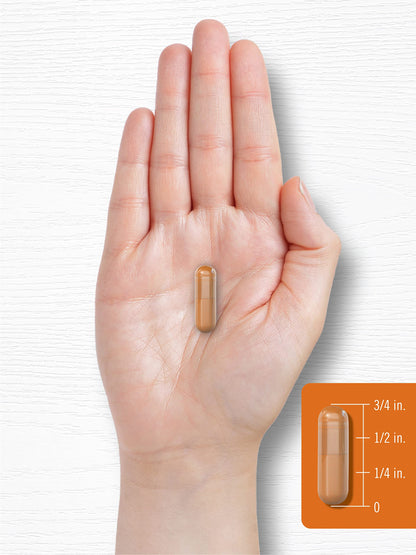 Carlyle Turmeric Curcumin three capsules daily serving size information