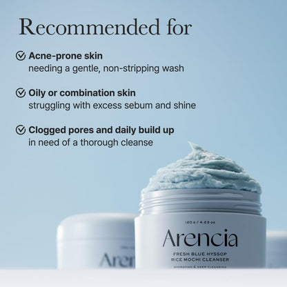 Authentic ARENCIA imported skincare product for pore care and sebum control.