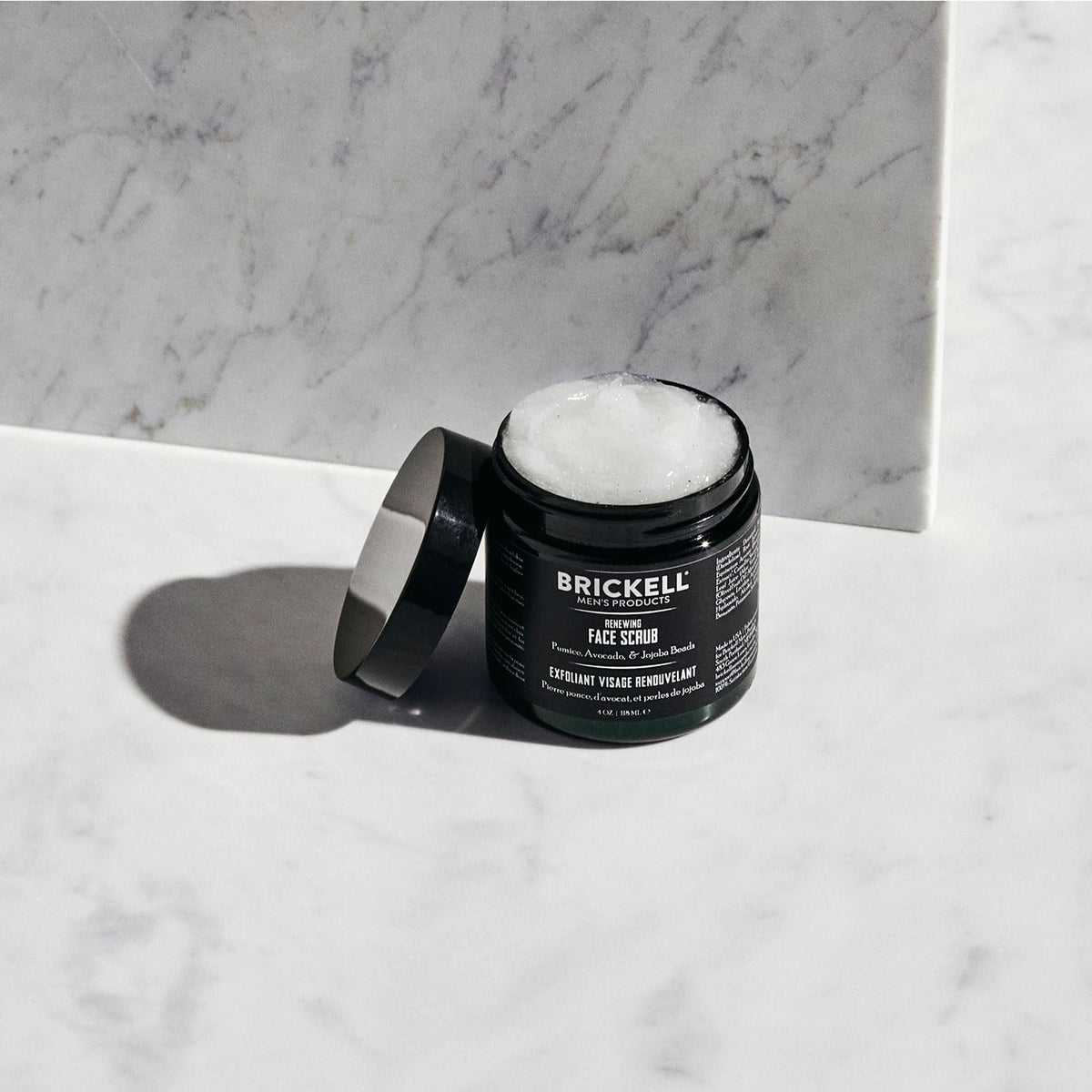 Authentic USA sourced Brickell men skincare product displayed on clean surface