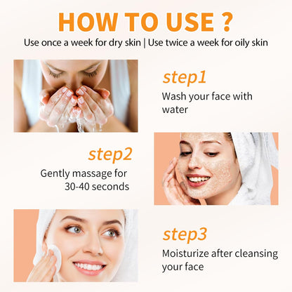 Tamoskiny premium skincare facial exfoliator bottle application shot