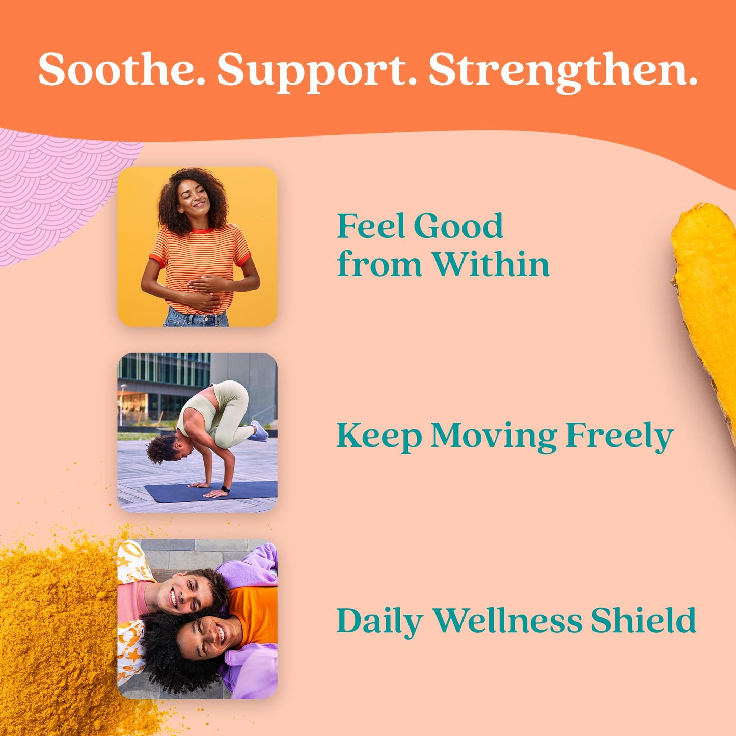 Further Food Superfood Turmeric Root Powder vegan and keto certification seals