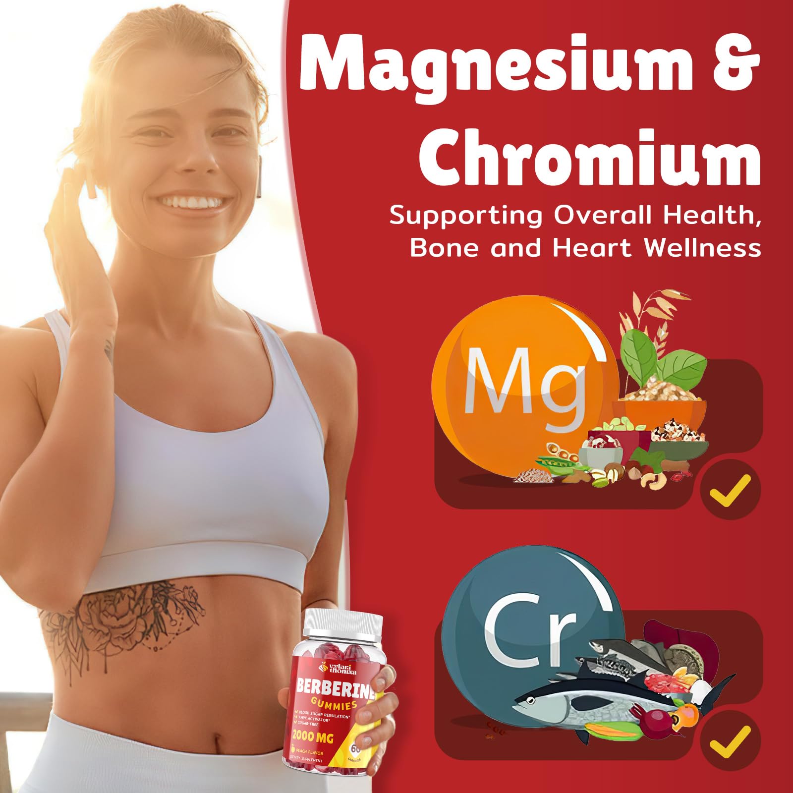Vylarithonixa berberine supplement with ceylon cinnamon and turmeric nutrition facts