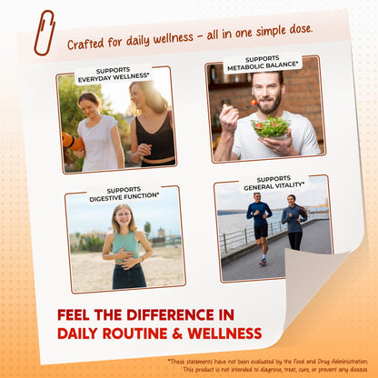 PEAKPURY 10 in 1 metabolic support capsules alongside natural ceylon cinnamon sticks