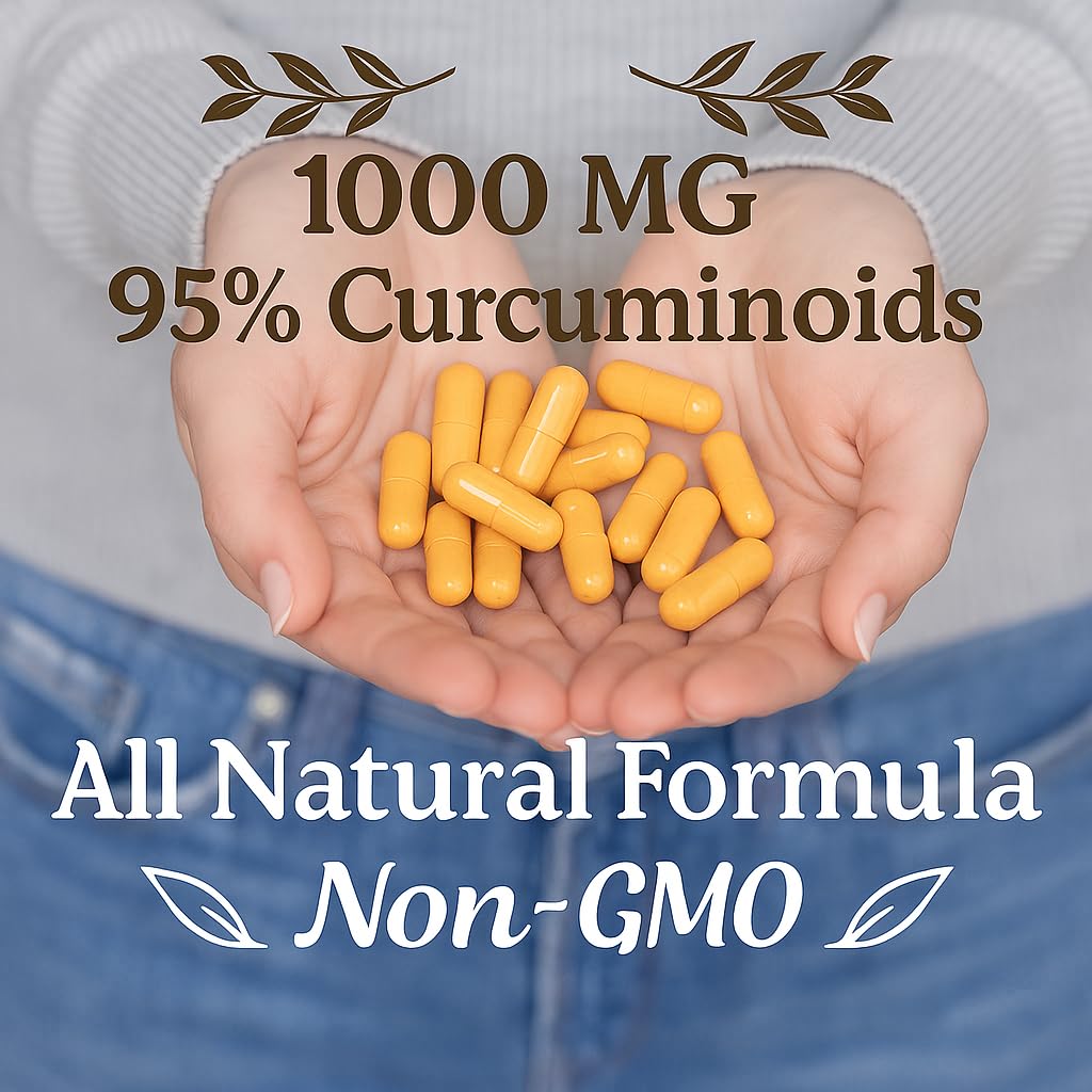 Me First Living Turmeric Curcumin joint health supplement capsules container back panel showing ingredient facts list.