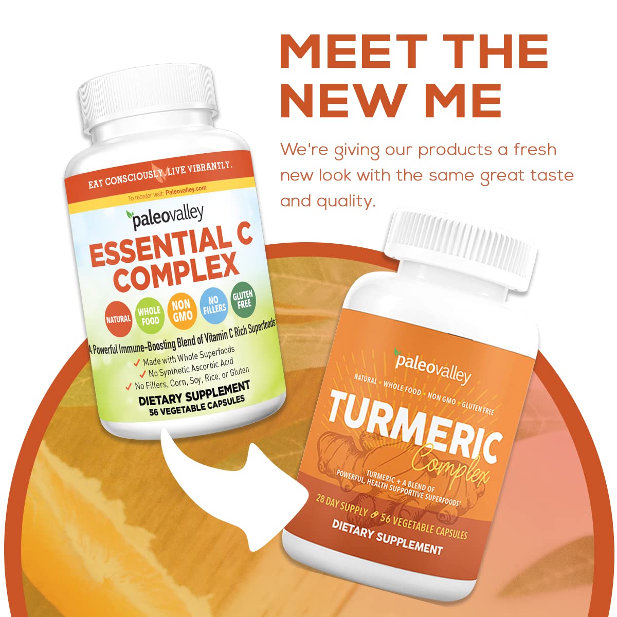 Paleovalley organic turmeric complex with superfoods ingredients label