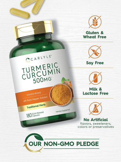 The complete packaging setup of the USA-imported 180-capsule joint health dietary supplement bottle.