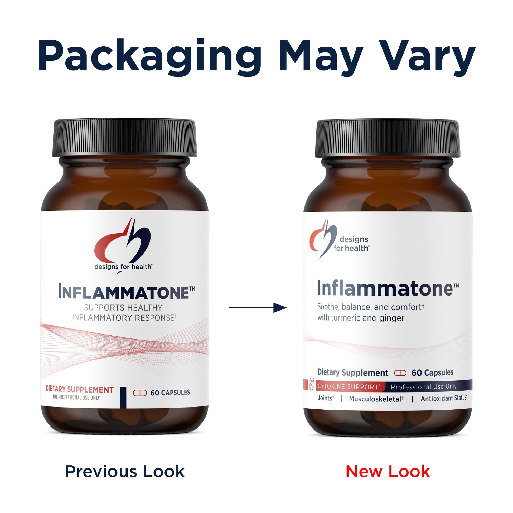 Designs for Health proteolytic enzymes and turmeric capsules bottle details