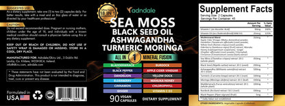 Adndale multi ingredient wellness supplement lifestyle presentation