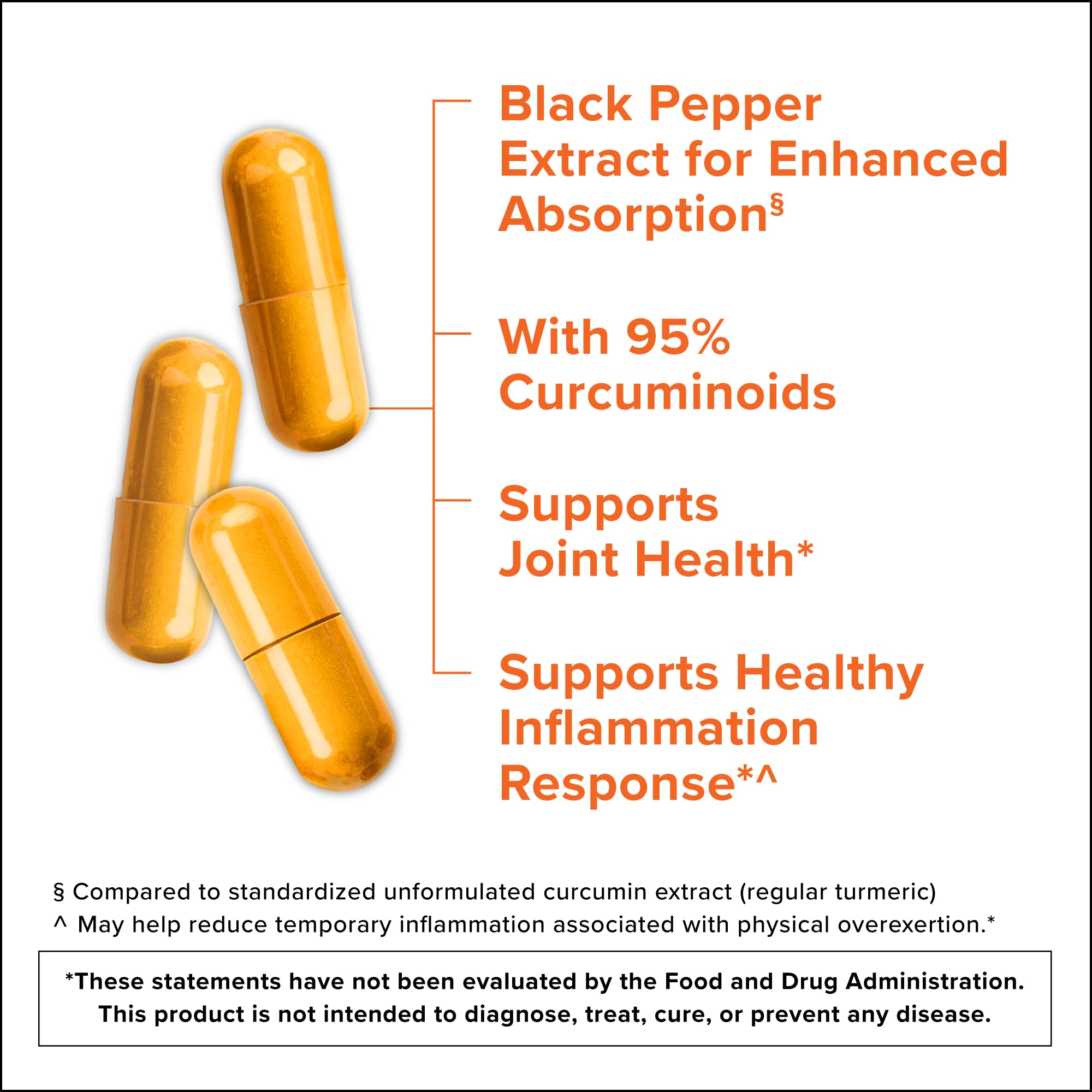 Authentic Qunol Turmeric 2250mg supplement bottle showing ingredient label details