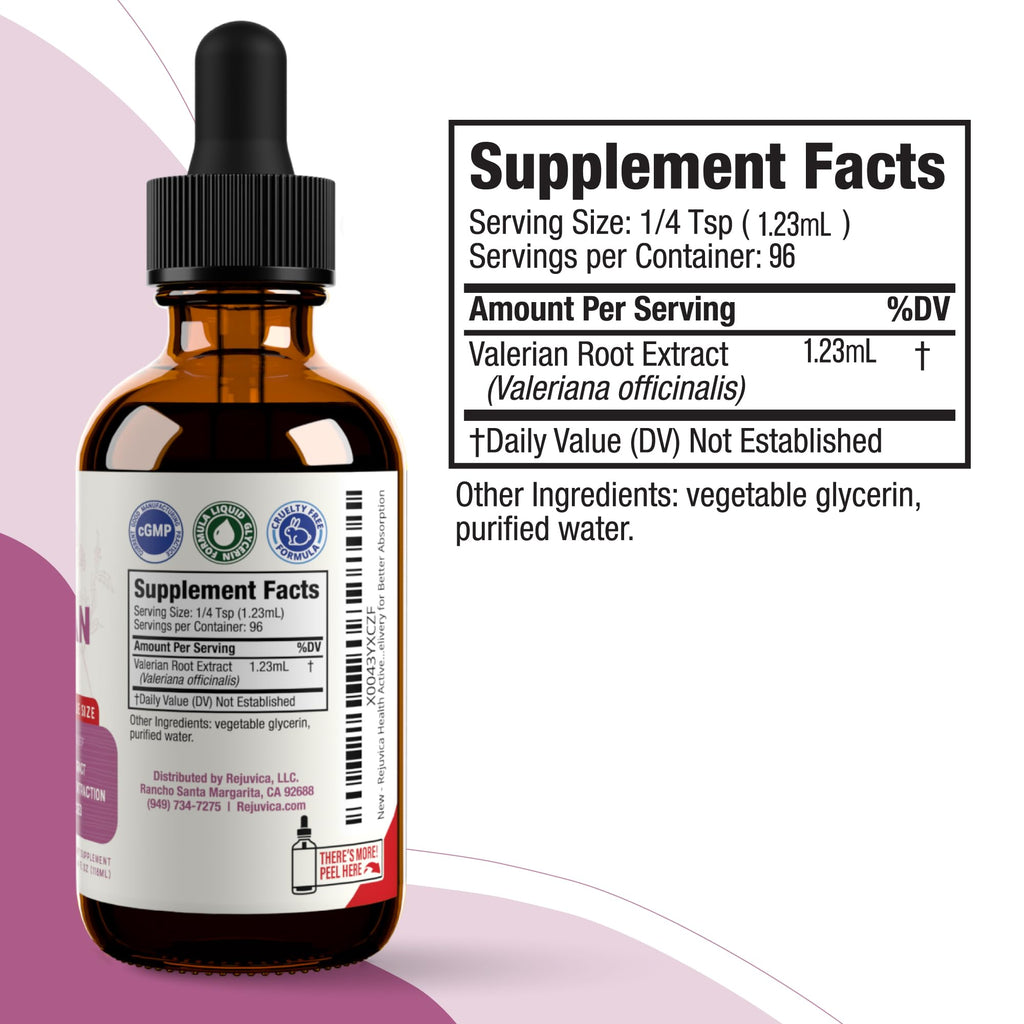 Authentic imported Rejuvica Health four ounce packaging highlighting the cold-extraction process for relaxation.