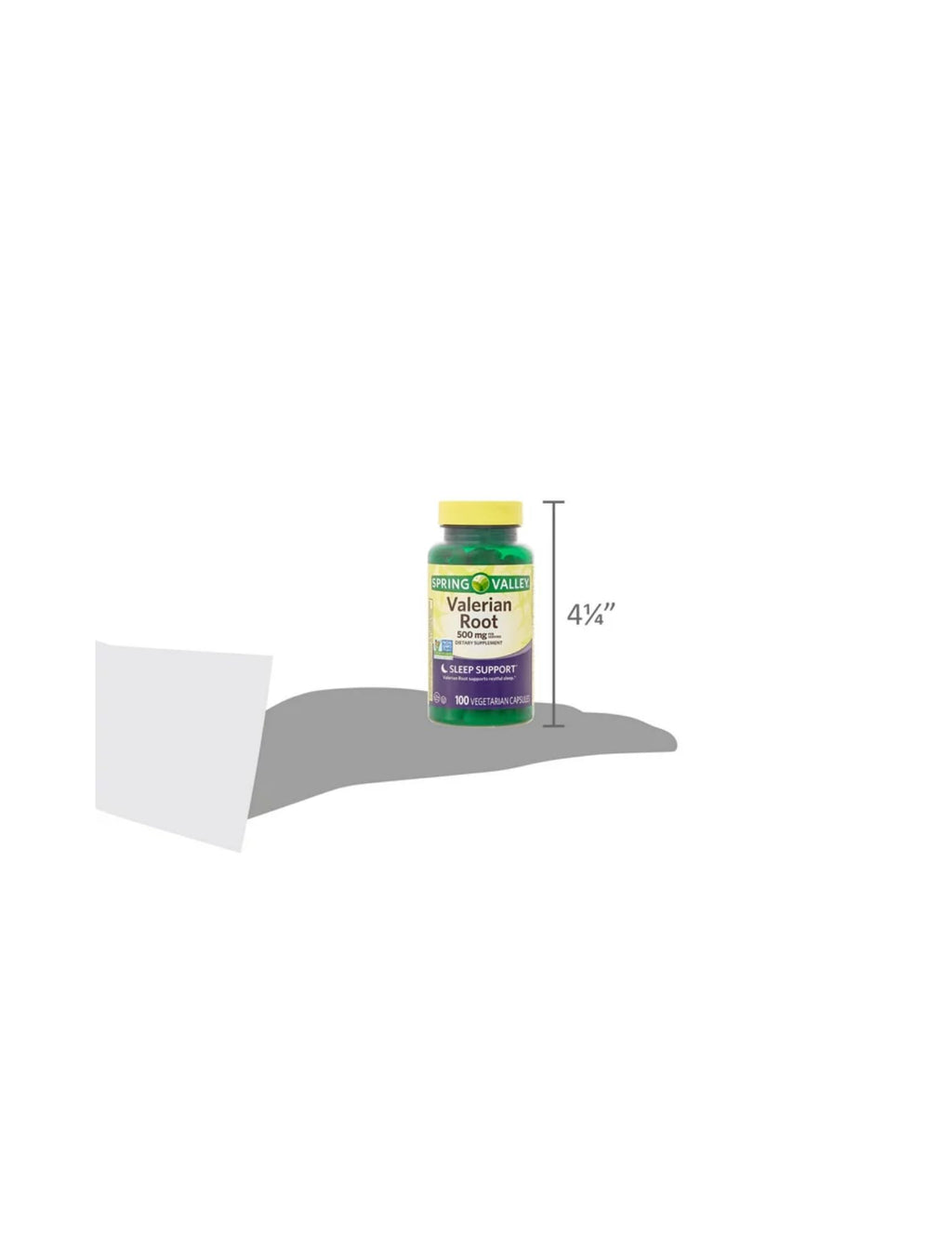 Authentic Spring Valley Valerian Root non-GMO dietary supplement bottle