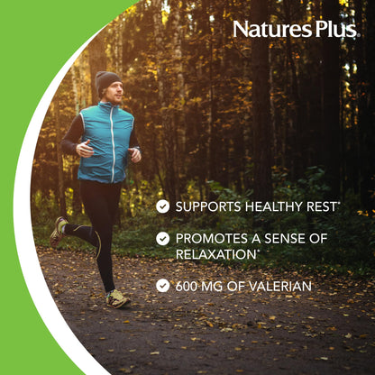 Authentic USA imported NaturesPlus 30 vegetarian tablets packaging for relaxation