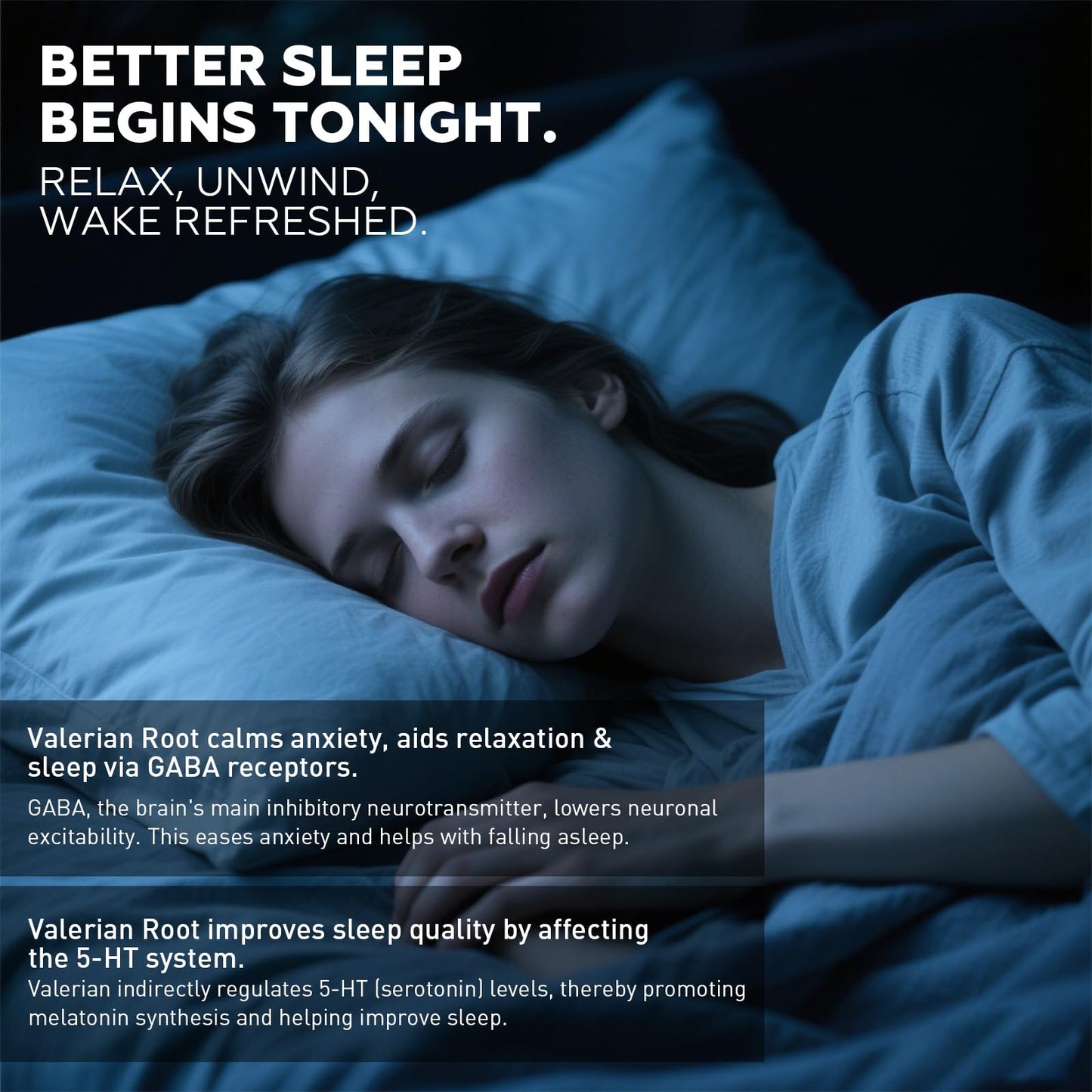 Back label of Flyrocer sugar free sleep gummies showing supplement facts and directions.