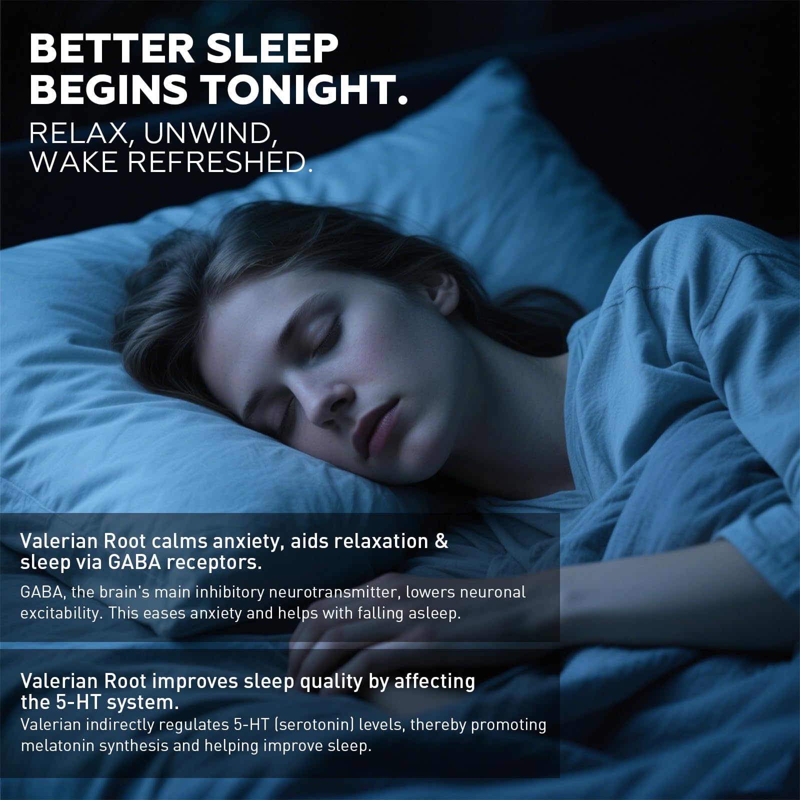 Back label of Flyrocer sugar free sleep gummies showing supplement facts and directions.