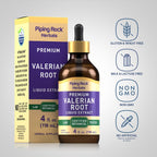 Premium alcohol-free Valerian root herbal supplement bottle