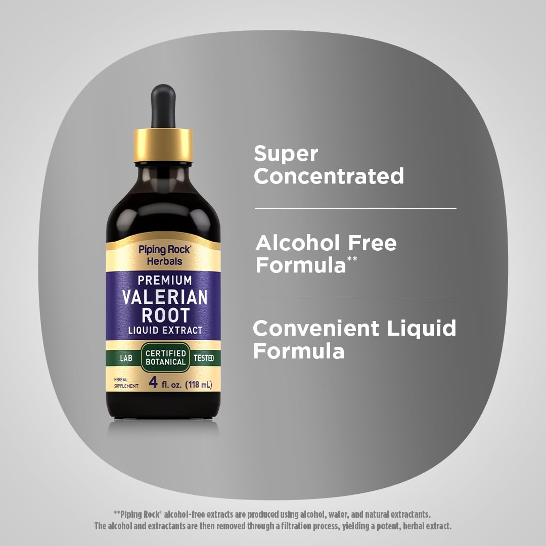 Authentic USA imported Valerian root liquid extract 4 fluid ounce