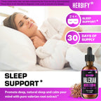 Herbify liquid herbal extract dropper bottle showing purple and black label design
