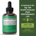 Side panel of Peak Performance Organic Valerian supplement showing clean ingredients list