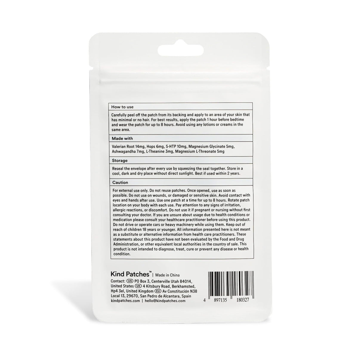 Kind Patches authentic USA imported extra strong sleep patch premium wellness product
