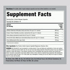 Piping Rock Calm Caps supplement showing the herbal blend ingredient list.