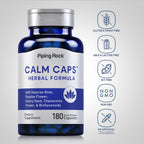 Side view of non-GMO and gluten-free USA imported relaxation pills.