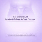 LIG Health Care herbal supplement bottle showing ingredients list for ovarian cyst relief