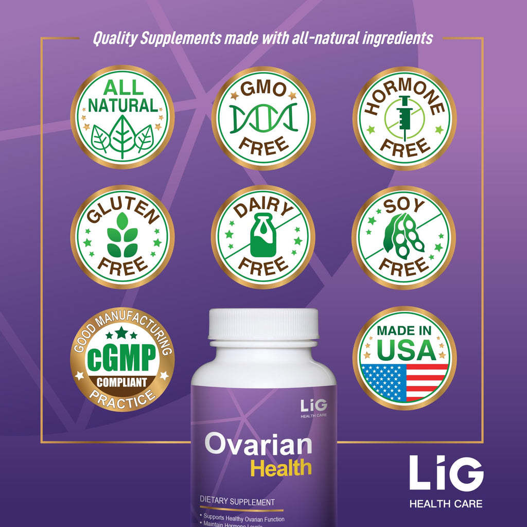 Premium botanical blend tablets by LIG Health Care for female endocrine system health