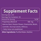 Full product shot of Eubrition Passion Flower and Valerian Root sleep formula bottle for deep relaxation.