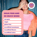 Midol Peace Out thirty capsules packaging for mood swing support