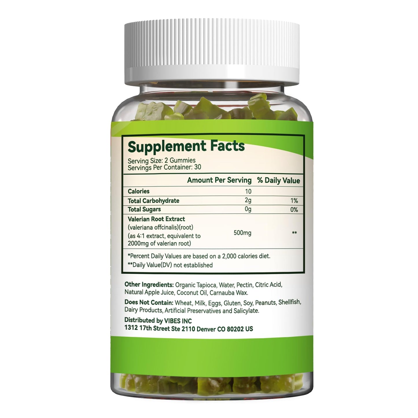 Agumoon high strength valerian root extract vegan apple flavor supplements for stress relief.