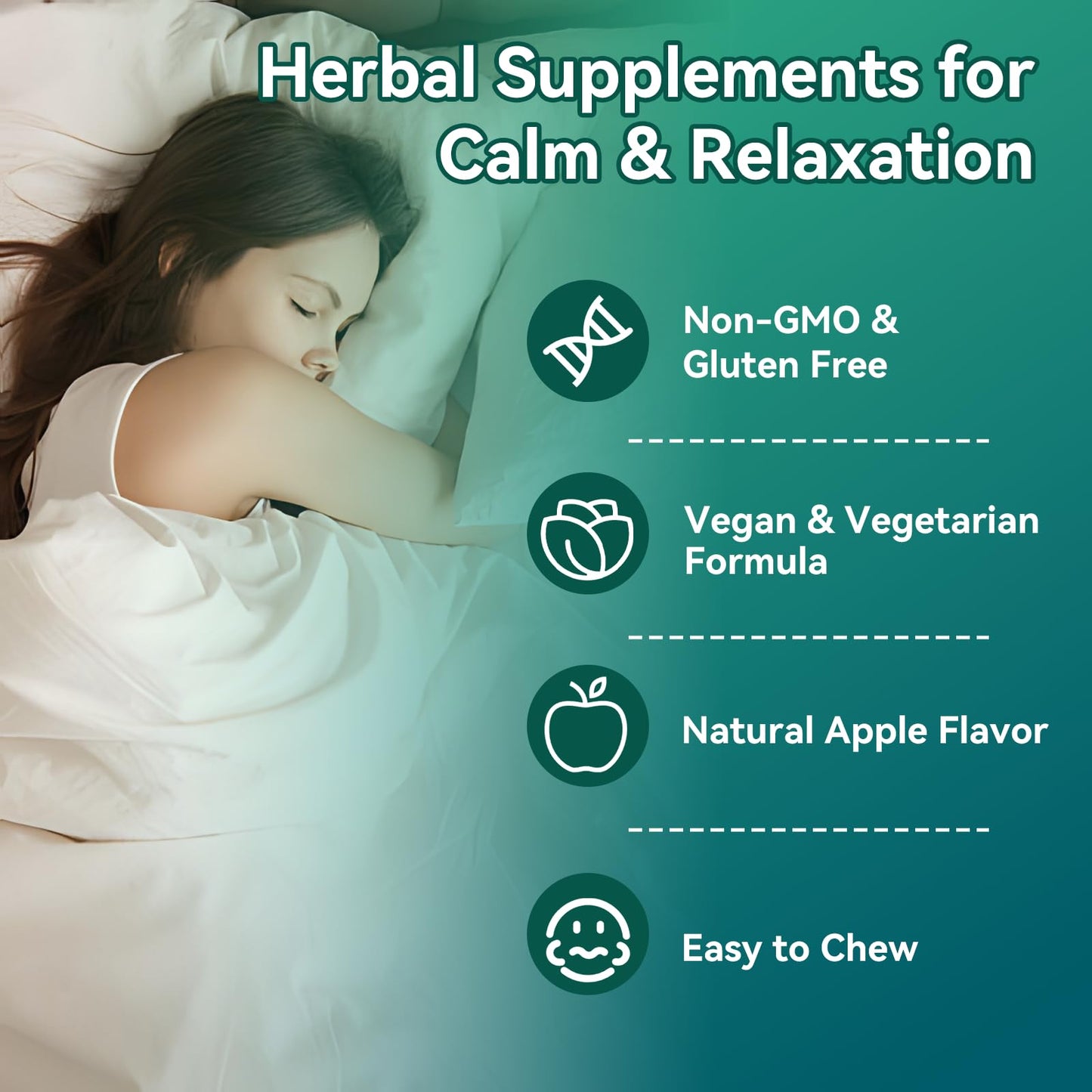 Natural formulation wellness supplement showing vegan and gelatin free product seals.