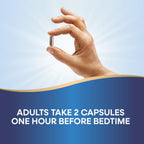 Top view of Nature's Way Valerian sleep support packaging with secure safety seal clearly visible.