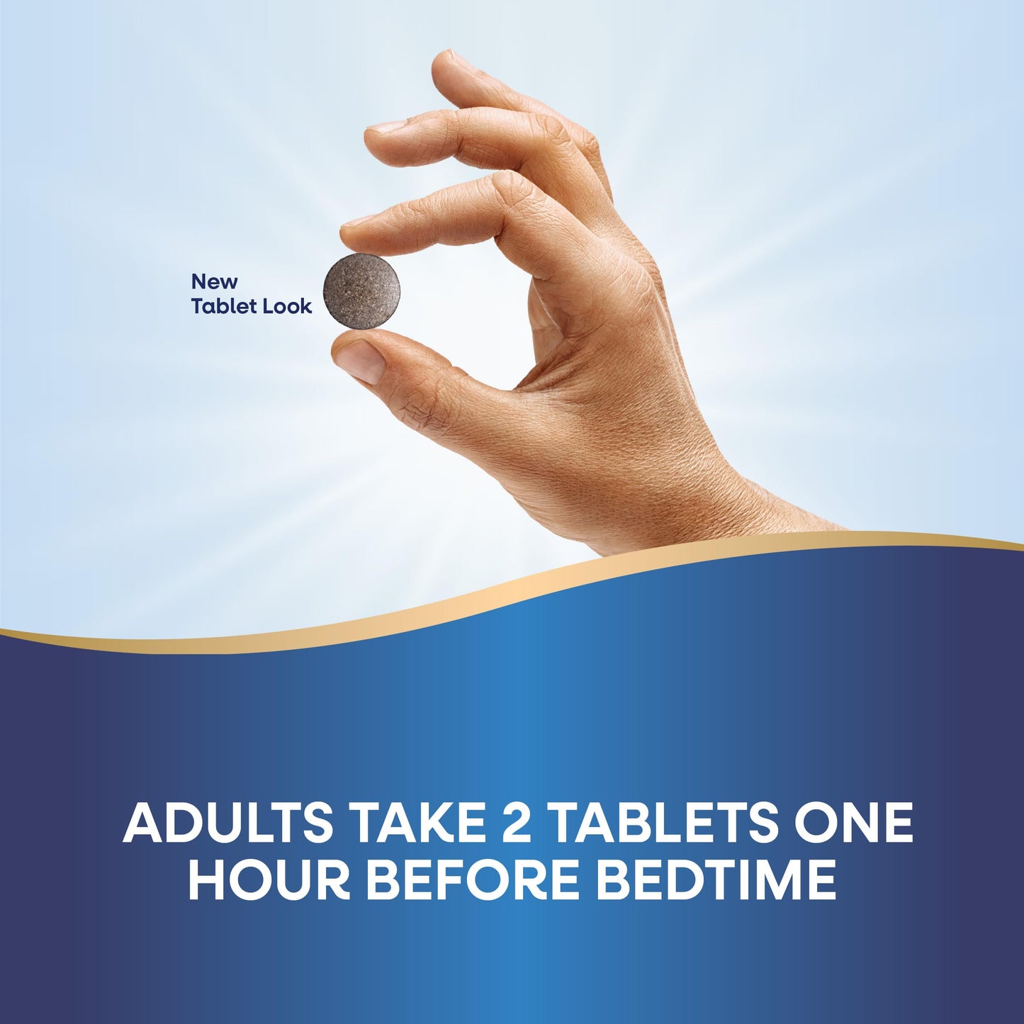 Nature's Way Valerian Nighttime herbal sleep support tablets showing expiry and batch details.