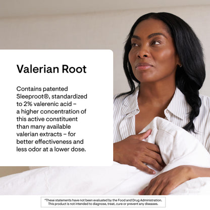 Thorne Valerian Root 200 mg capsules displayed next to the premium white supplement packaging