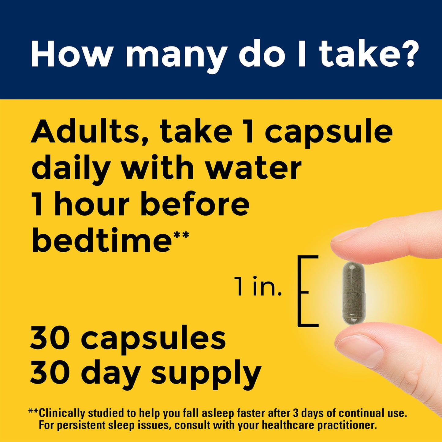 Nature Made 200 milligrams herbal sleep aid package details