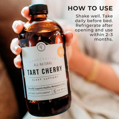 Rowe Casa Organics Valerian Root and Tart Cherry juice extract liquid formula