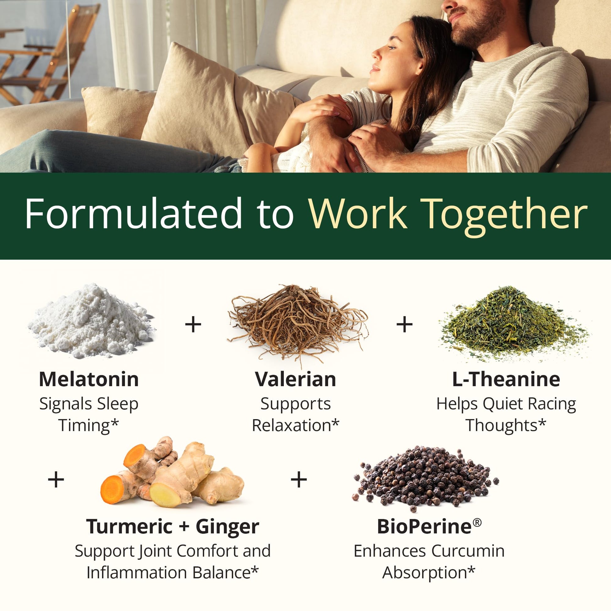 Vimerson Health Melatonin and Valerian Root bottle angled presentation showcasing premium packaging