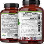 Valeriana Officinalis herbal supplement capsules by Zazzee Naturals for calm and mood.