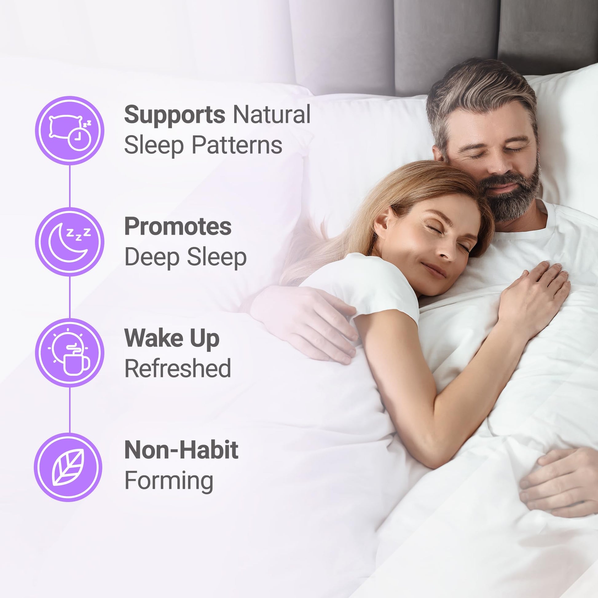 Nested Naturals Luna melatonin sleeping pills bottle close up