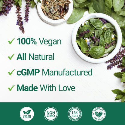Nested Naturals Luna herbal sleep capsules vegan label text