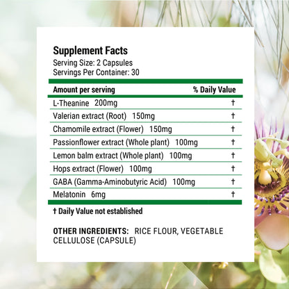 Nested Naturals Luna melatonin and valerian root capsules bottle