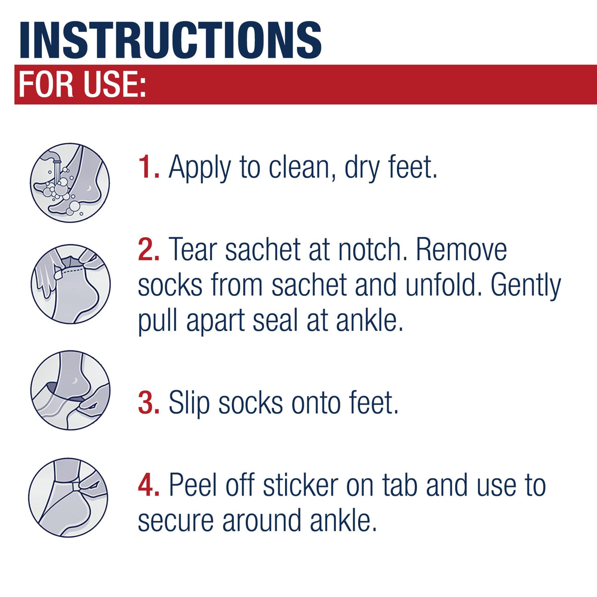 Aquaphor foot masks pack of 6 lifestyle flat lay