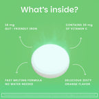 EZ Melts 90 tablets bottle side profile