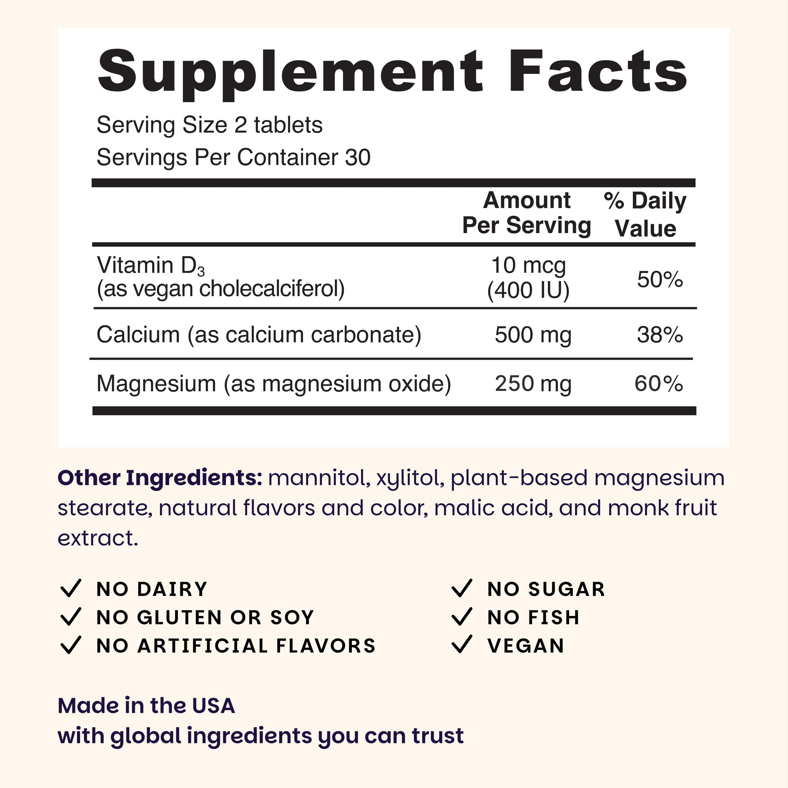 EZ Melts strawberry smoothie flavor supplement bottle