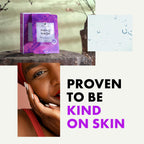Back of Eclat Skincare hand mask packaging with instructions