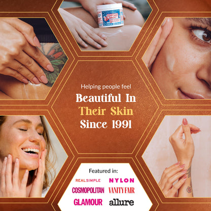 Egyptian Magic face and body balm melted into a lightweight oil in palms