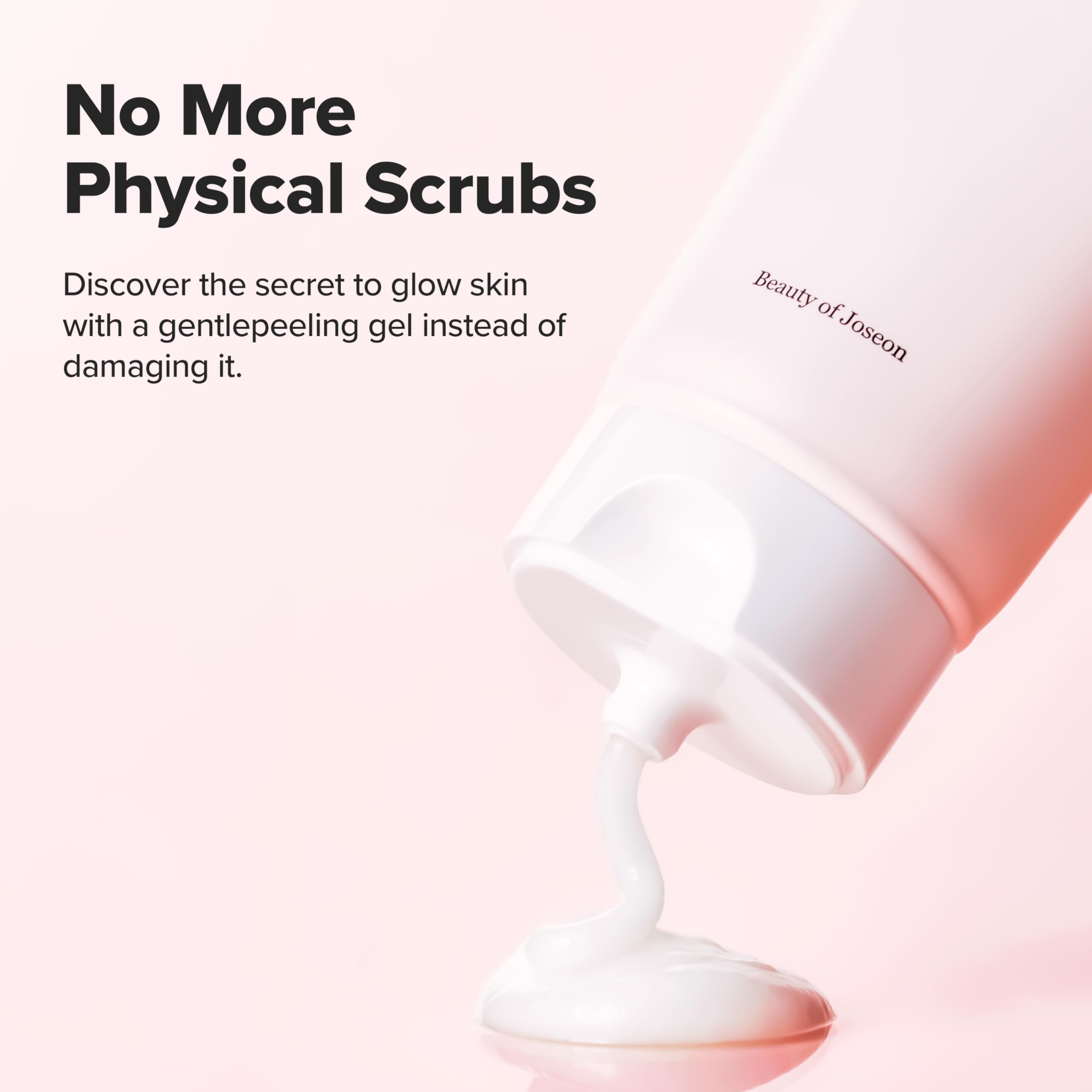 Beauty of Joseon soft face scrub showing plant-derived cellulose ingredients.