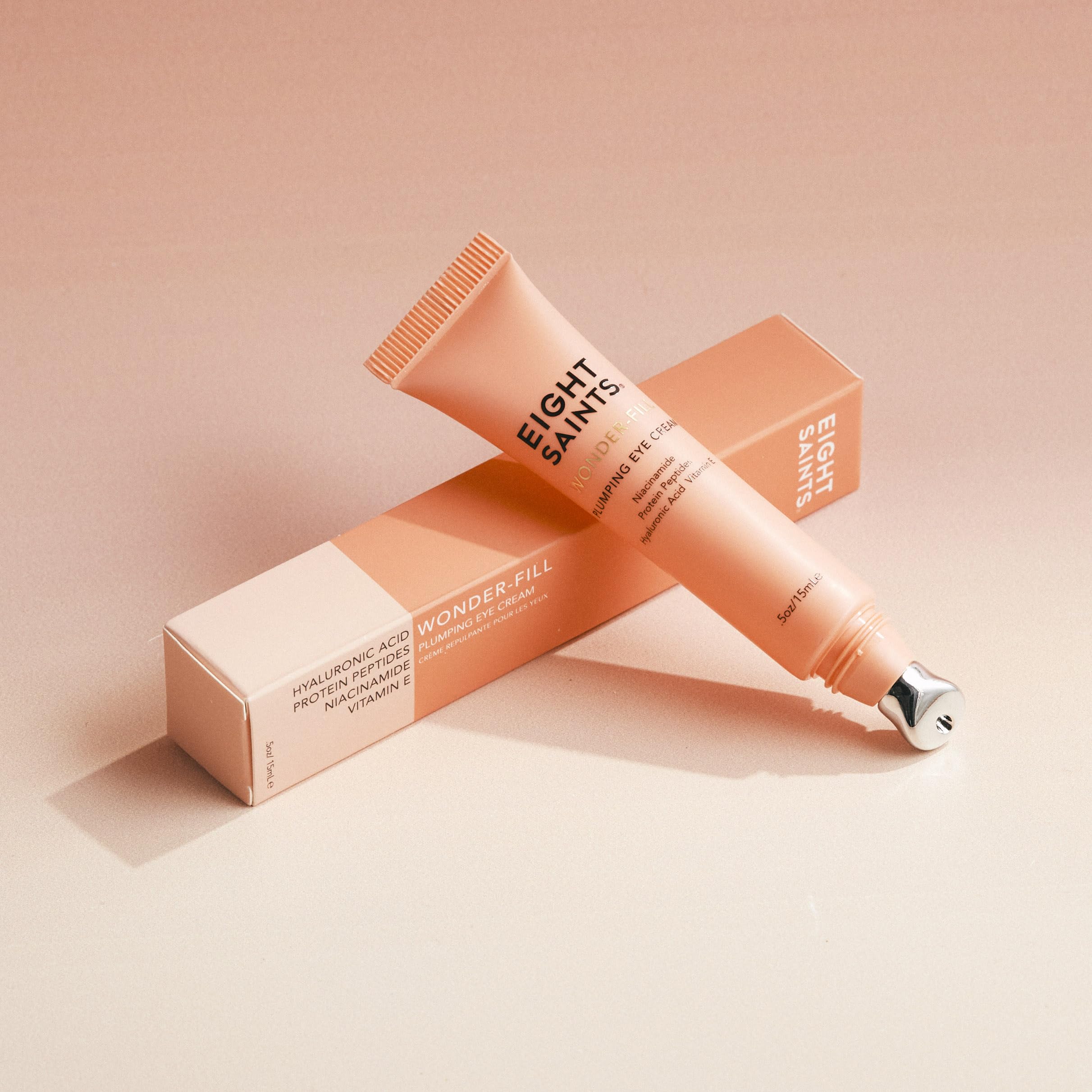 Natural and organic plumping eye cream for dark circles and wrinkles