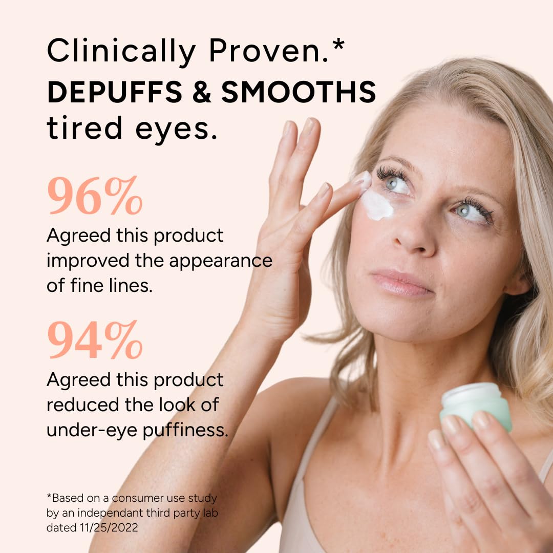 Under eye treatment for puffiness and dark circles product packaging